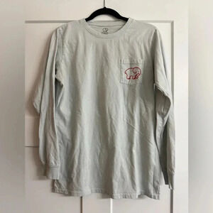 IVORY ELLA holiday wreath long sleeve t shirtt sz m